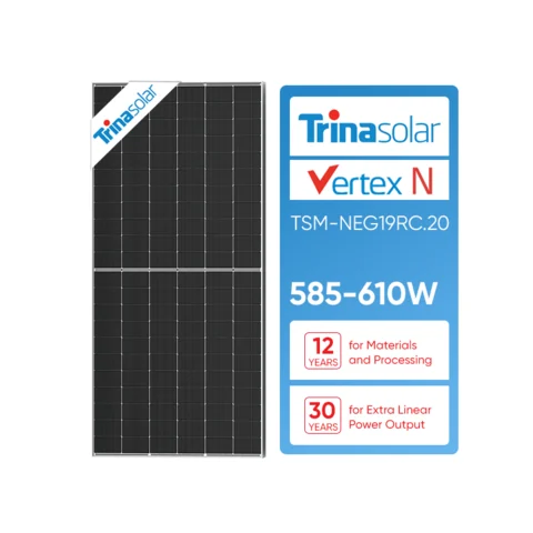 595W TRINA – BIFACIAL TIPO N TSM-NEG19RC.20 — Paneles solares