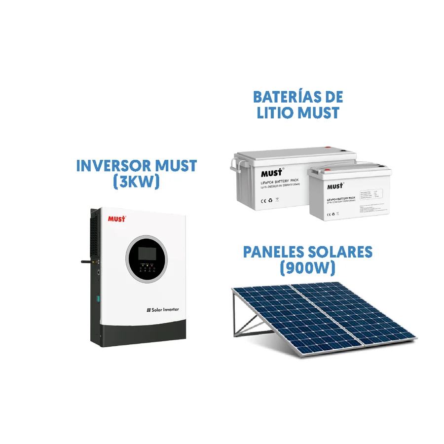 KIT OFF GRID 3000 W — Kits